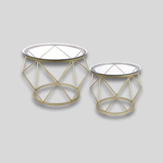 Table basse fer forgé vintage