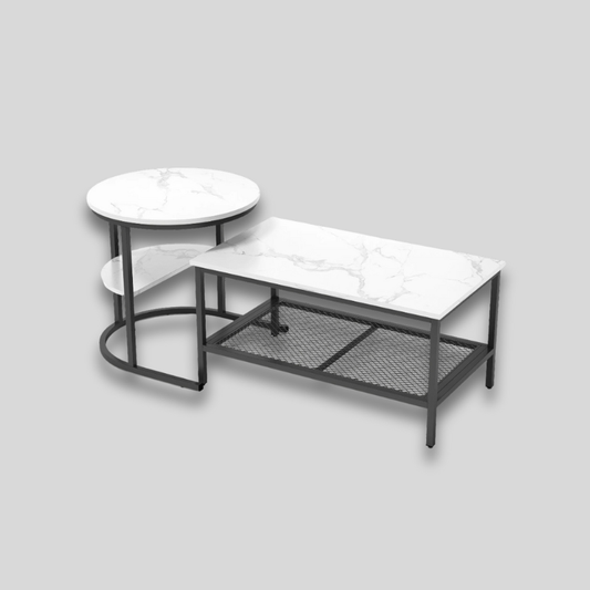 Table basse gigogne marbre