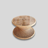 Table basse en rotin