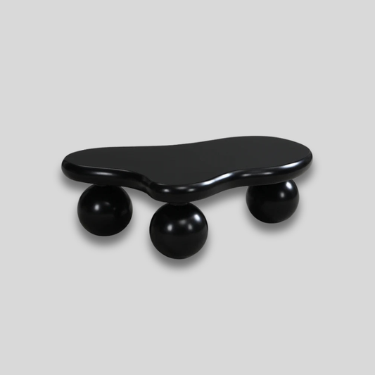 Table basse nuage design noire