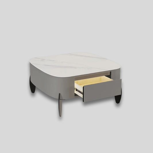 Grande table basse carrée moderne salon